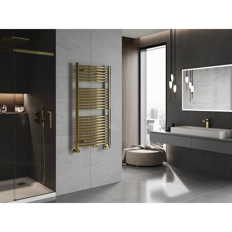 Mexen Ares καλοριφέρ μπάνιου 1200 x 600 mm, 490 W, χρυσό - W102-1200-600-00-50