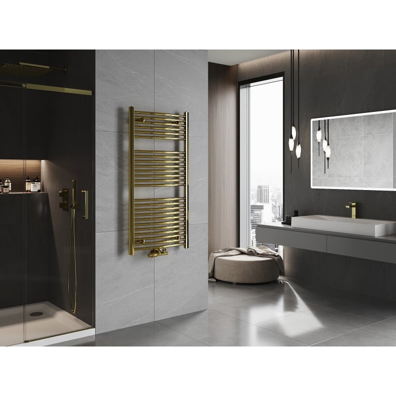 Mexen Ares Heizkörper 1200 x 600 mm, 490 W, gold - W102-1200-600-00-50