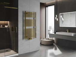 Mexen Ares badrumsradiator 1200 x 600 mm, 490 W, guld - W102-1200-600-00-50