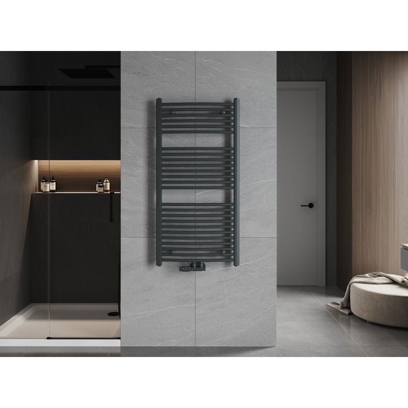 Mexen Ares radiador de baño 1200 x 600 mm, 620 W, antracita - W102-1200-600-00-66
