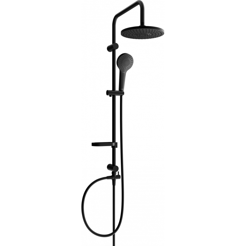 Mexen Erik columna de ducha, negro - 78205-70