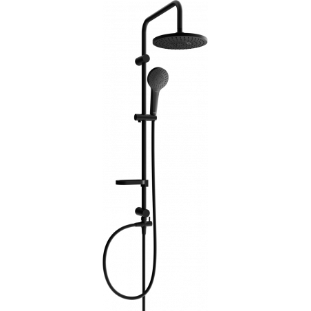 Mexen Erik columna de ducha, negro - 78205-70