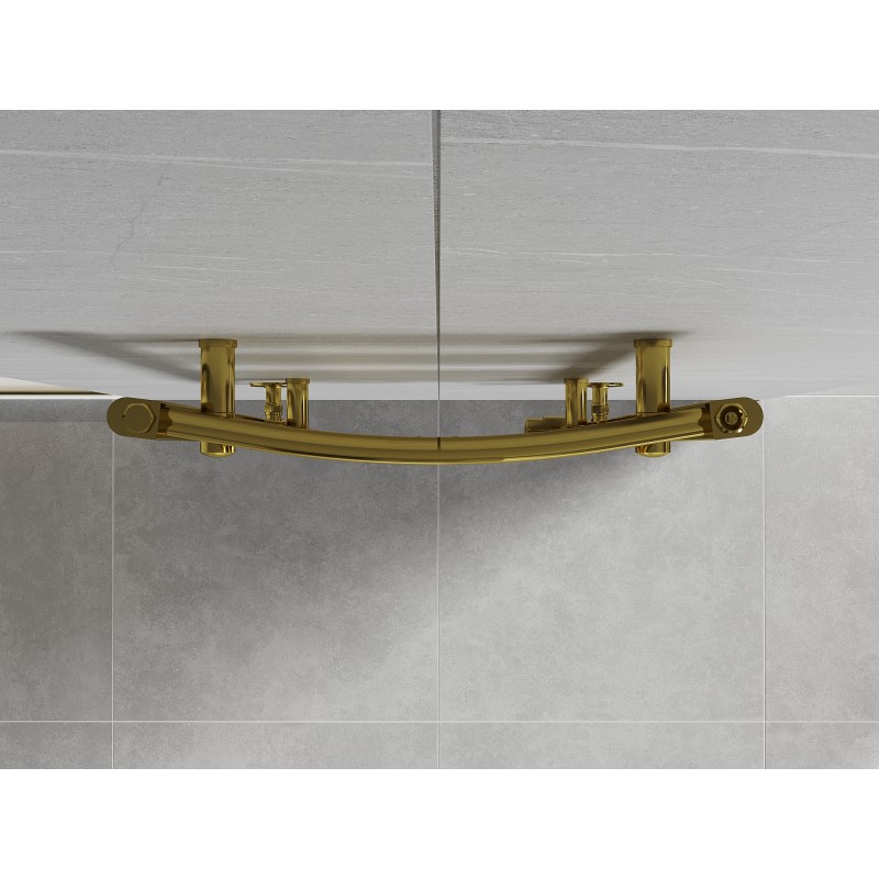 Mexen Ares grzejnik łazienkowy 1500 x 500 mm, 498 W, złoty - W102-1500-500-00-50