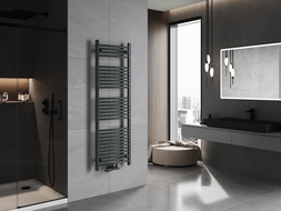 Mexen Ares badkamer radiator 1500 x 500 mm, 630 W, antraciet - W102-1500-500-00-66