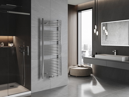 Mexen Ares θερμαντικό σώμα μπάνιου 1500 x 600 mm, 579 W, χρώμιο - W102-1500-600-00-01