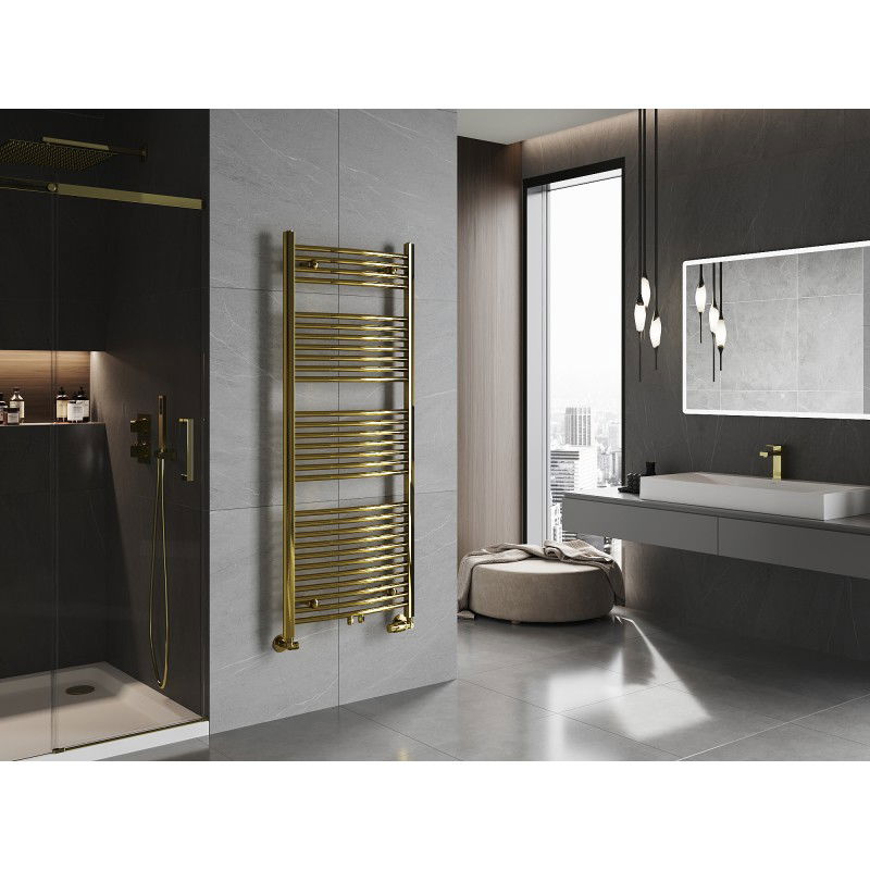 Mexen Ares radiador de baño 1500 x 600 mm, 579 W, dorado - W102-1500-600-00-50