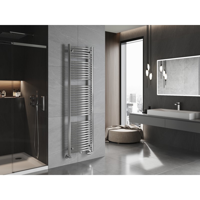 Mexen Ares Badezimmerheizkörper 1800 x 500 mm, 647 W, Chrom - W102-1800-500-00-01