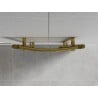 Mexen Ares grzejnik łazienkowy 1800 x 500 mm, 647 W, złoty - W102-1800-500-00-50