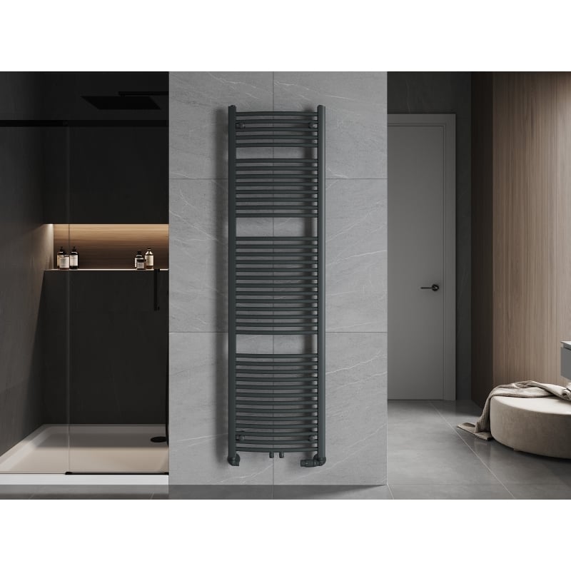 Mexen Ares bathroom radiator 1800 x 500 mm, 820 W, anthracite - W102-1800-500-00-66