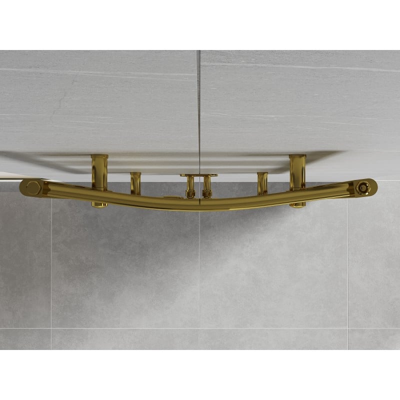 Mexen Ares grzejnik łazienkowy 1800 x 600 mm, 757 W, złoty - W102-1800-600-00-50
