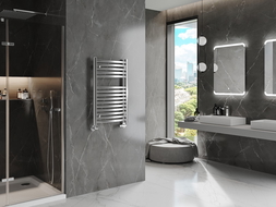 Mexen Helios radiador de baño 800 x 500 mm, 301 W, cromo - W103-0800-500-00-01