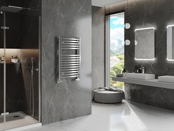 Mexen Helios radiador de casa de banho 800 x 500 mm, 301 W, cromado - W103-0800-500-00-01