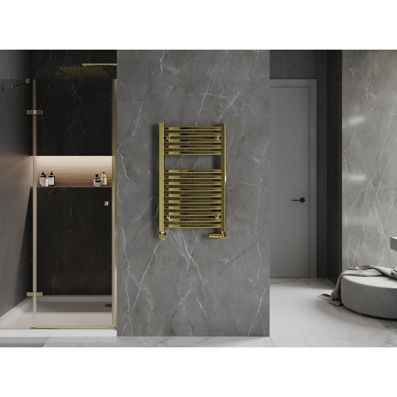 Mexen Helios radiador de baño 800 x 500 mm, 301 W, dorado - W103-0800-500-00-50