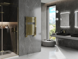 Mexen Helios καλοριφέρ μπάνιου 800 x 500 mm, 301 W, χρυσό - W103-0800-500-00-50
