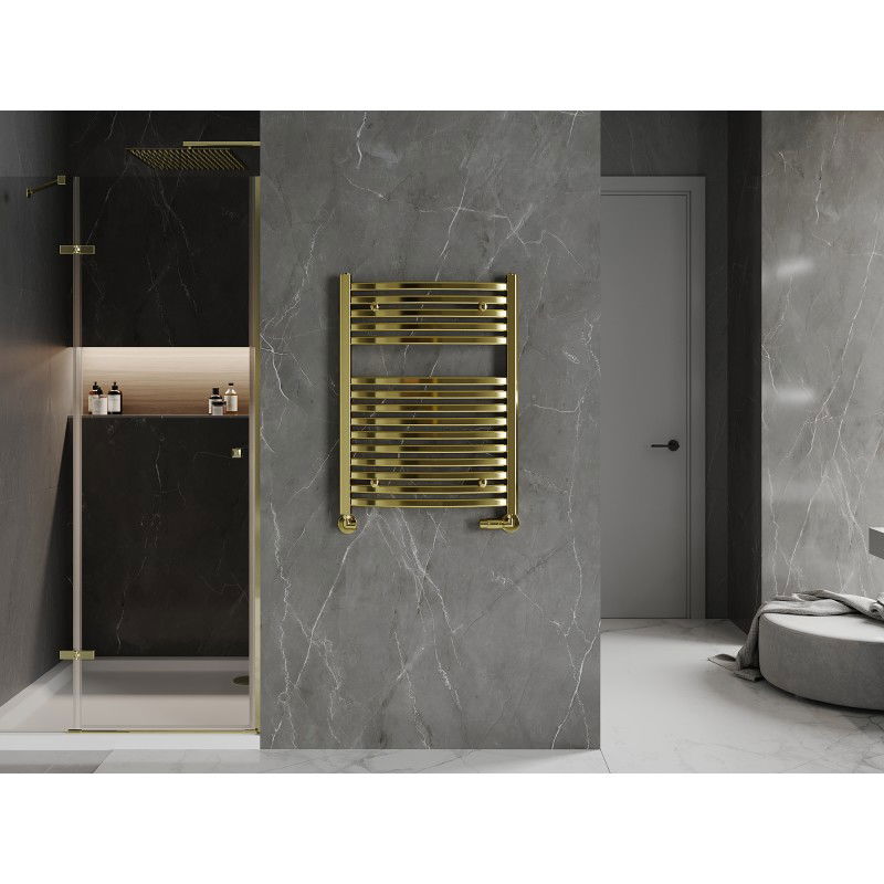 Mexen Helios bathroom radiator 800 x 600 mm, 354 W, gold - W103-0800-600-00-50