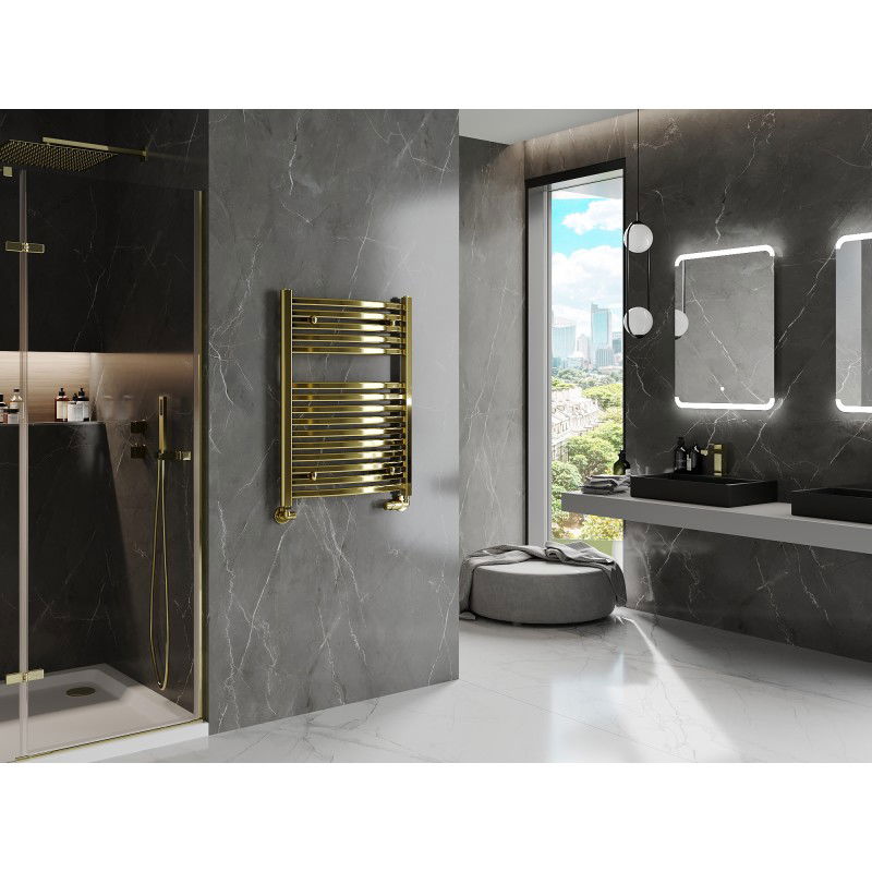 Mexen Helios radiatore da bagno 800 x 600 mm, 354 W, oro - W103-0800-600-00-50