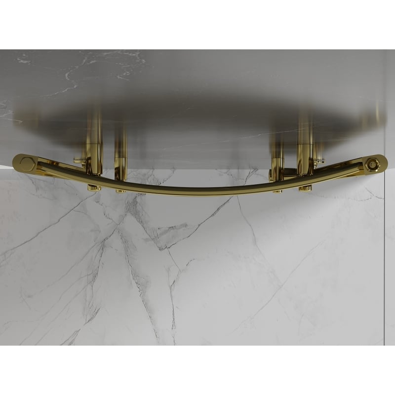 Mexen Helios grzejnik łazienkowy 800 x 600 mm, 354 W, złoty - W103-0800-600-00-50