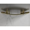Mexen Helios bathroom radiator 800 x 600 mm, 354 W, gold - W103-0800-600-00-50