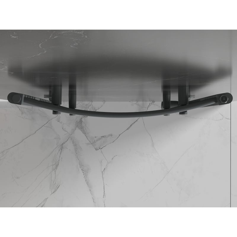 Mexen Helios grzejnik łazienkowy 800 x 600 mm, 448 W, antracyt - W103-0800-600-00-66