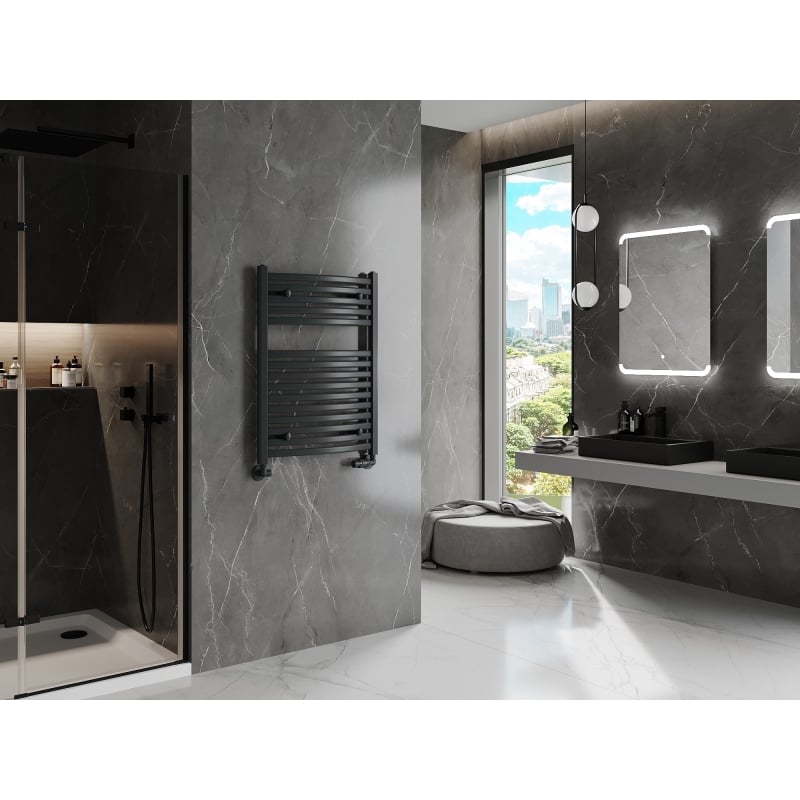 Mexen Helios vannitoa radiaator 800 x 600 mm, 448 W, antratsiit - W103-0800-600-00-66