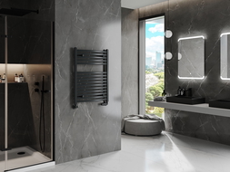 Mexen Helios radiateur de salle de bain 800 x 600 mm, 448 W, anthracite - W103-0800-600-00-66