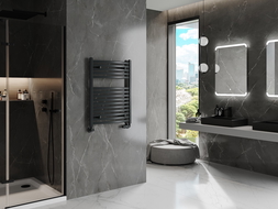 Mexen Helios radiatore da bagno 800 x 600 mm, 448 W, antracite - W103-0800-600-00-66