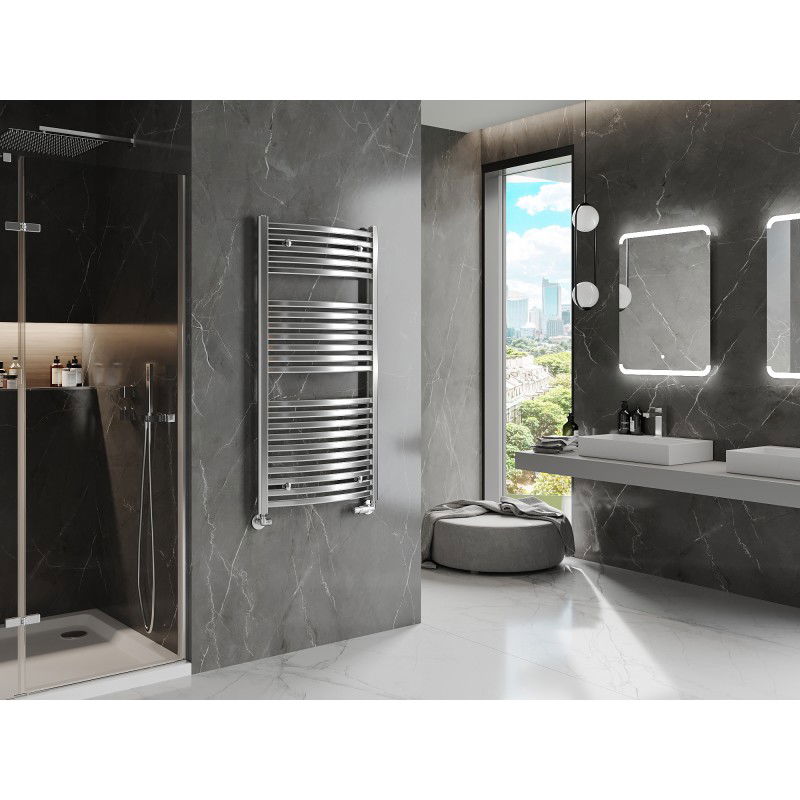 Mexen Helios radiador de casa de banho 1200 x 600 mm, 521 W, cromado - W103-1200-600-00-01