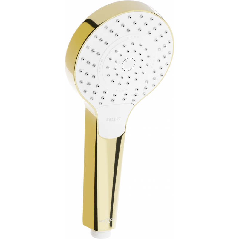 Mexen R-05 chuveiro de mão 3-funcional, dourado/branco - 79505-50