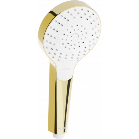 Mexen R-05 chuveiro de mão 3-funcional, dourado/branco - 79505-50