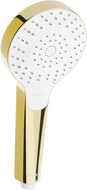 Mexen R-05 3-functie douchekop, goud/wit - 79505-50