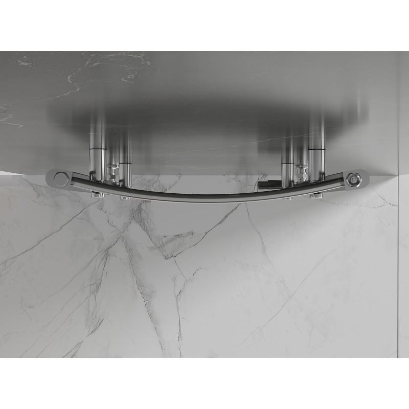 Mexen Helios Badezimmerheizkörper 1800 x 500 mm, 667 W, Chrom - W103-1800-500-00-01