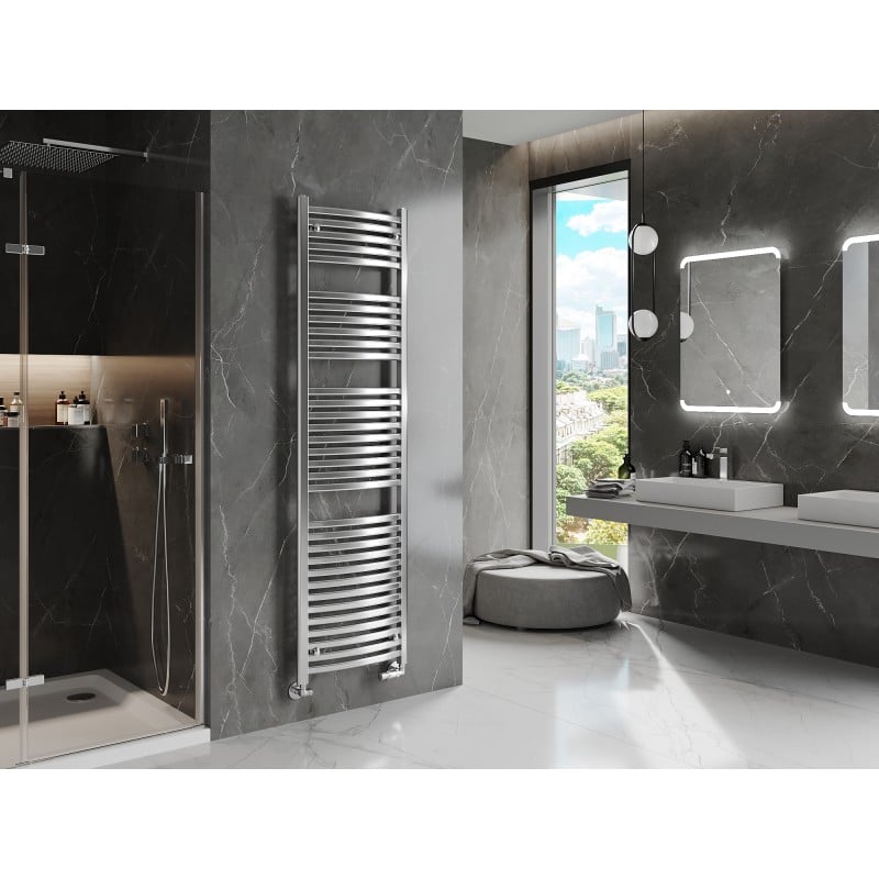 Mexen Helios radiateur salle de bains 1800 x 500 mm, 667 W, chrome - W103-1800-500-00-01