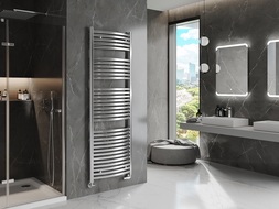 Mexen Helios badrumsvärmare 1800 x 600 mm, 782 W, krom - W103-1800-600-00-01