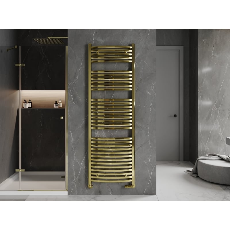 Mexen Helios grzejnik łazienkowy 1800 x 600 mm, 782 W, złoty - W103-1800-600-00-50