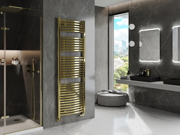 Mexen Helios Badezimmerheizkörper 1800 x 600 mm, 782 W, gold - W103-1800-600-00-50