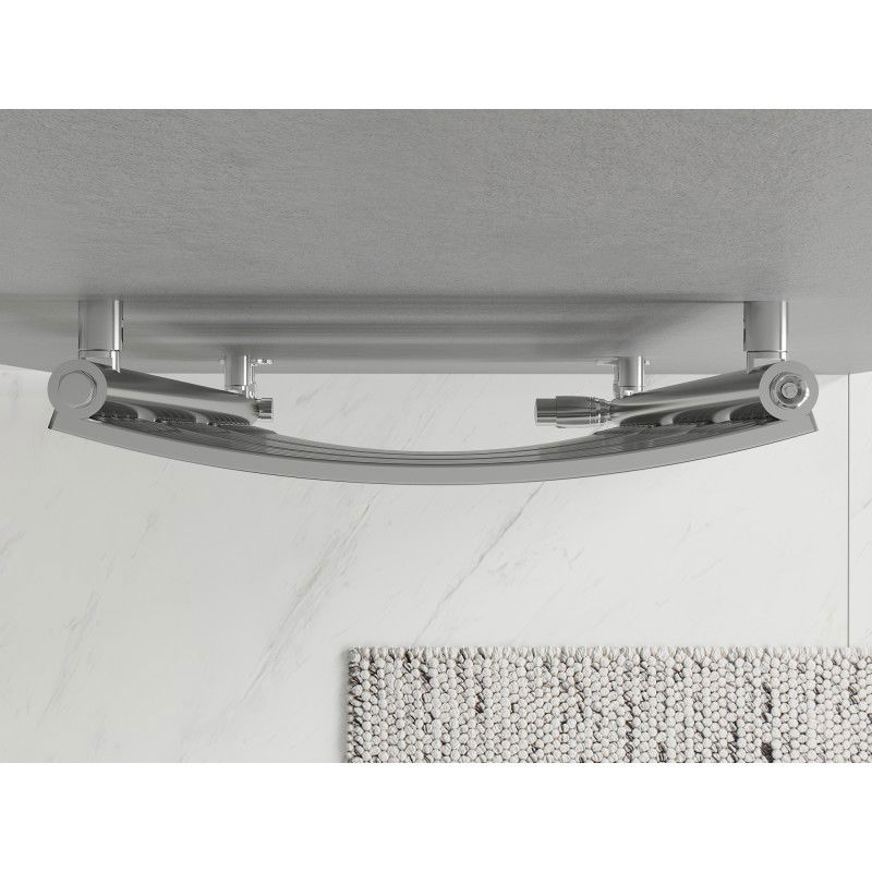 Mexen Bachus Buedzëmmer Heizkierper 1600 x 500 mm, 679 W, Chrom - W109-1600-500-00-01