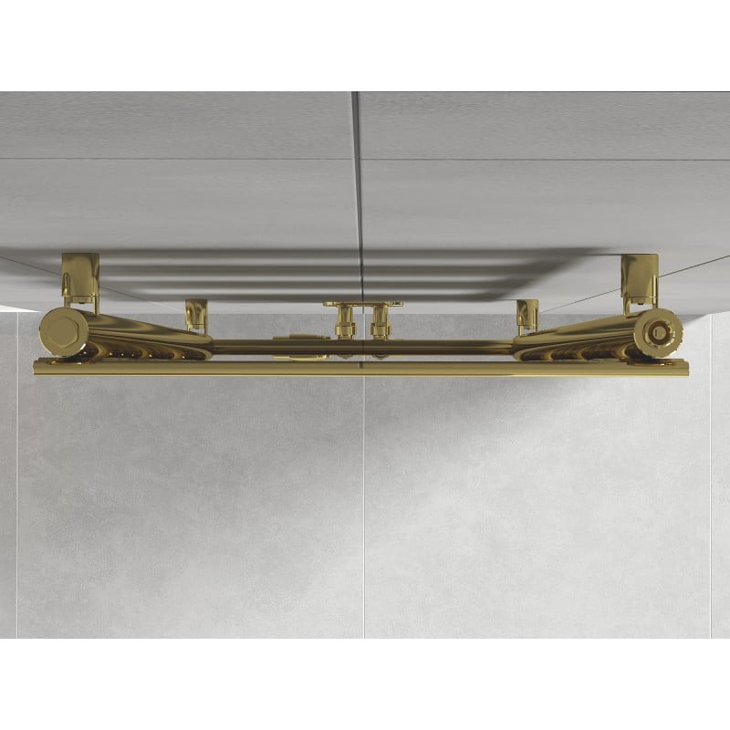 Mexen Ceres badrumselement 1200 x 500 mm, 482 W, guld - W111-1200-500-00-50