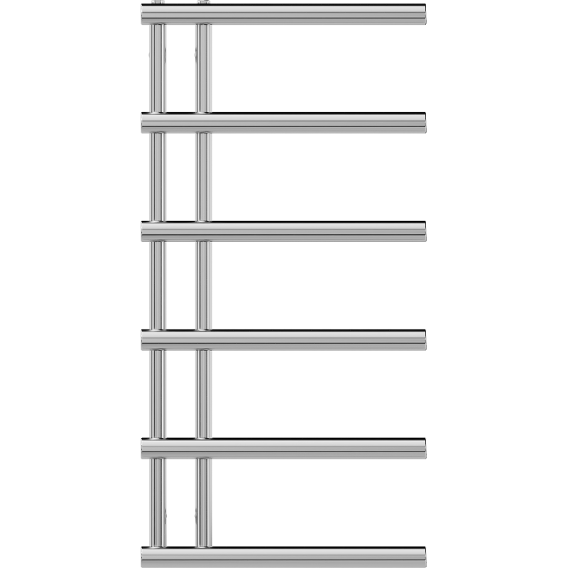 Mexen Jukon radiador decorativo de baño 988 x 500 mm, 246 W, cromado - W116-0988-500-00-01