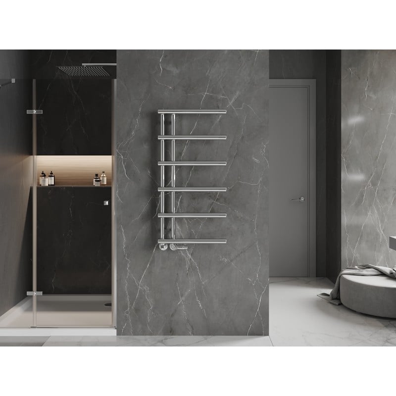 Mexen Jukon koristeellinen kylpyhuoneradiaattori 988 x 500 mm, 246 W, kromi - W116-0988-500-00-01