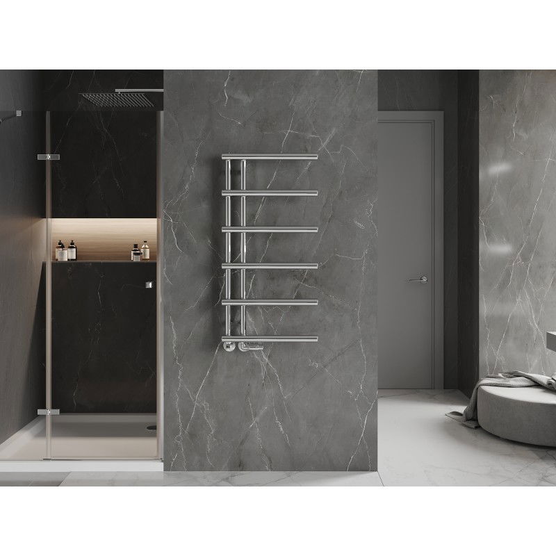 Mexen Jukon radiador decorativo de baño 988 x 500 mm, 246 W, cromado - W116-0988-500-00-01