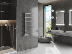 Mexen Jukon decorative bathroom radiator 988 x 500 mm, 246 W, chrome - W116-0988-500-00-01