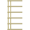 Mexen Jukon grzejnik łazienkowy dekoracyjny 988 x 500 mm, 246 W, złoty - W116-0988-500-00-50
