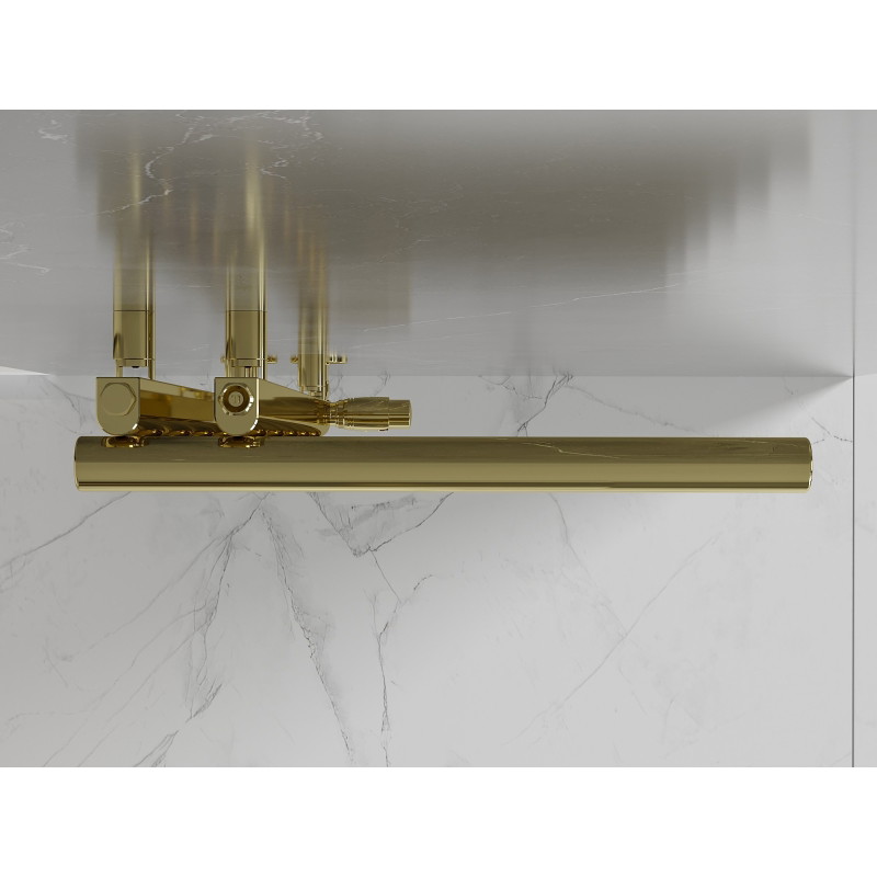 Mexen Jukon dekorativni radijator za kupaonicu 988 x 500 mm, 246 W, zlatni - W116-0988-500-00-50