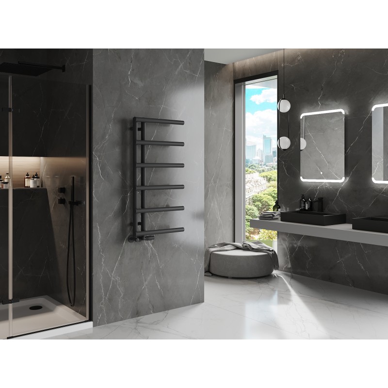 Mexen Jukon radiador de baño decorativo 988 x 500 mm, 461 W, antracita - W116-0988-500-00-66
