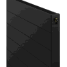Grille de chauffage Mexen Line CVL11 500 x 600 mm, raccordement inférieur, 409 W, noir - W611L-050-060-70