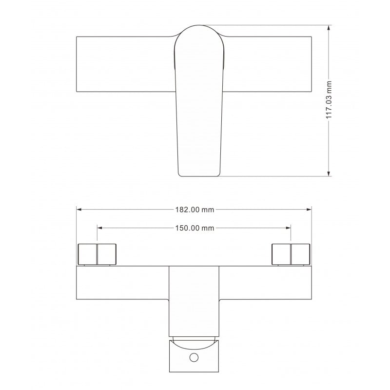 Mexen Lynx shower tap, chrome - 745940-00