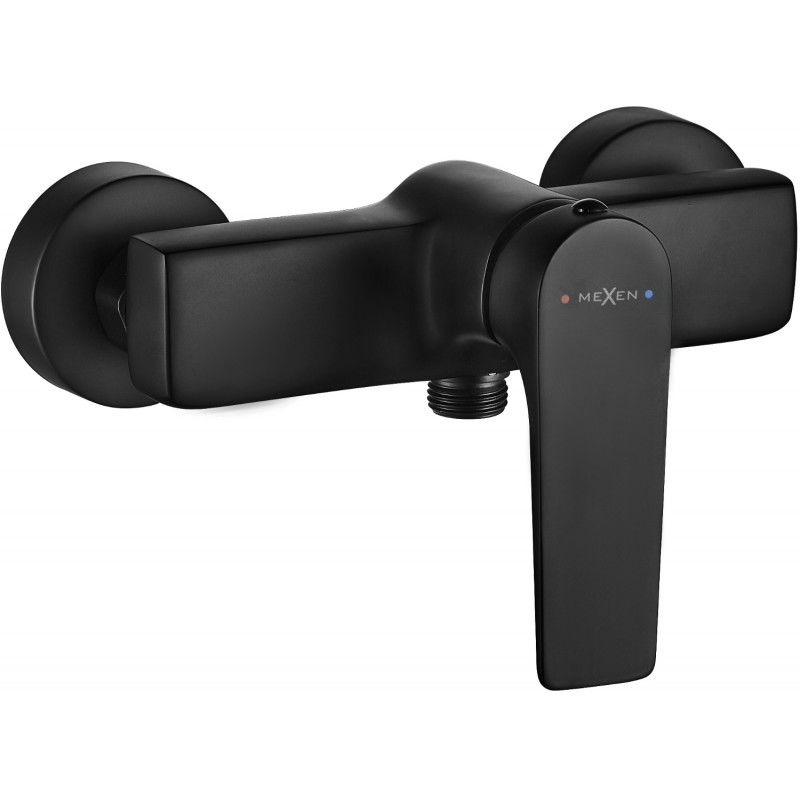 Mexen Lynx misturadora de duche, preta - 745940-70