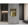 Mexen Uran Badezimmerheizkörper 800 x 600 mm, 336 W, gold - W105-0800-600-00-50