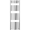 Mexen Uran Badezimmerheizkörper 1800 x 600 mm, 738 W, weiß - W105-1800-600-00-01