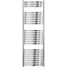 Mexen Uran radiateur de salle de bain 1800 x 600 mm, 738 W, chrome - W105-1800-600-00-01